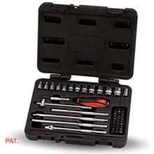 Тайваньское происхождение высокое качество 46 шт. 1/4 трещотка гаечный ключ Набор торцевых головок велосипед авто ремонт ручные инструменты наборы комбинированный набор