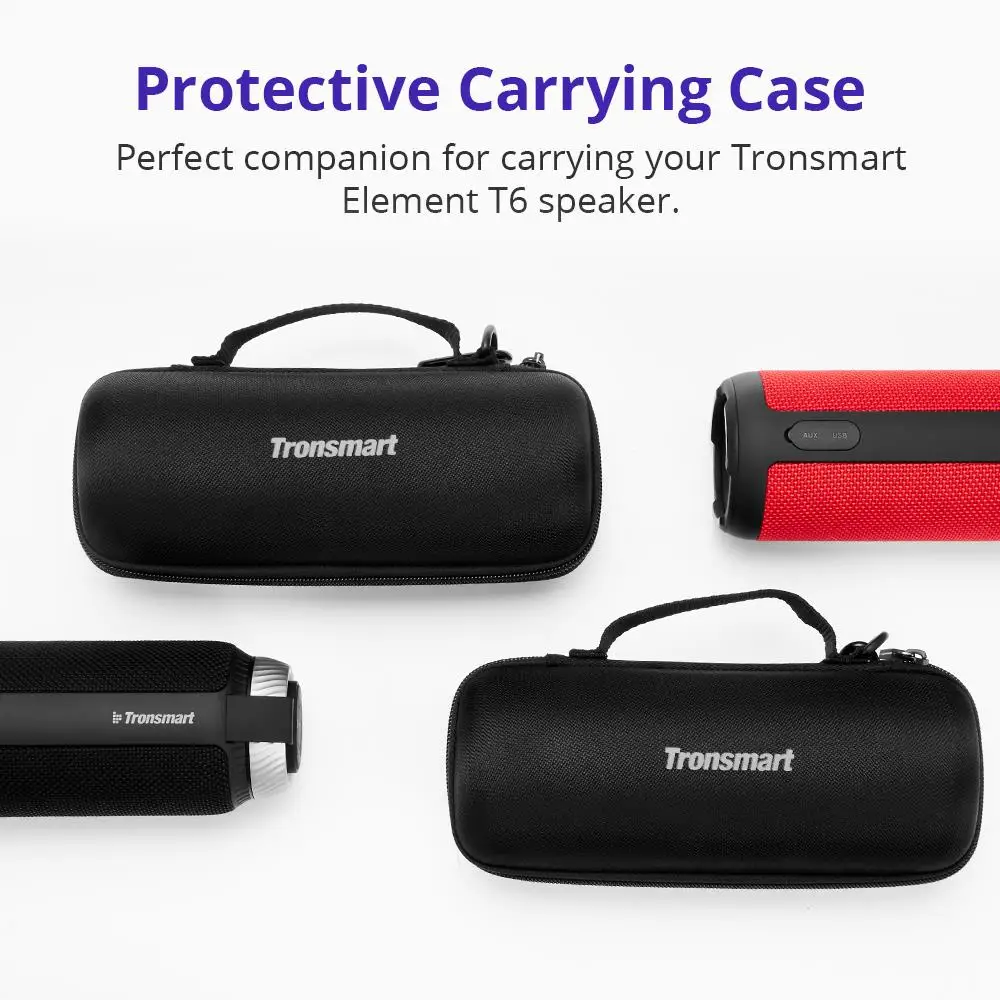 Tronsmart T6 чехол для переноски Портативный динамик сумка с карабином Hocks для Tronsmart Element T6 Bluetooth динамик коробка