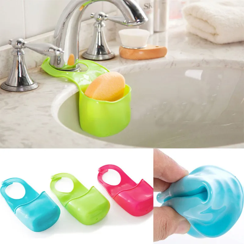 

Adjustable Snap Sink Sponge Storage Rack Basket Bathroom Accessory Kitchen Organizer Hanging Storage Holder Toilet Hanging Shelf