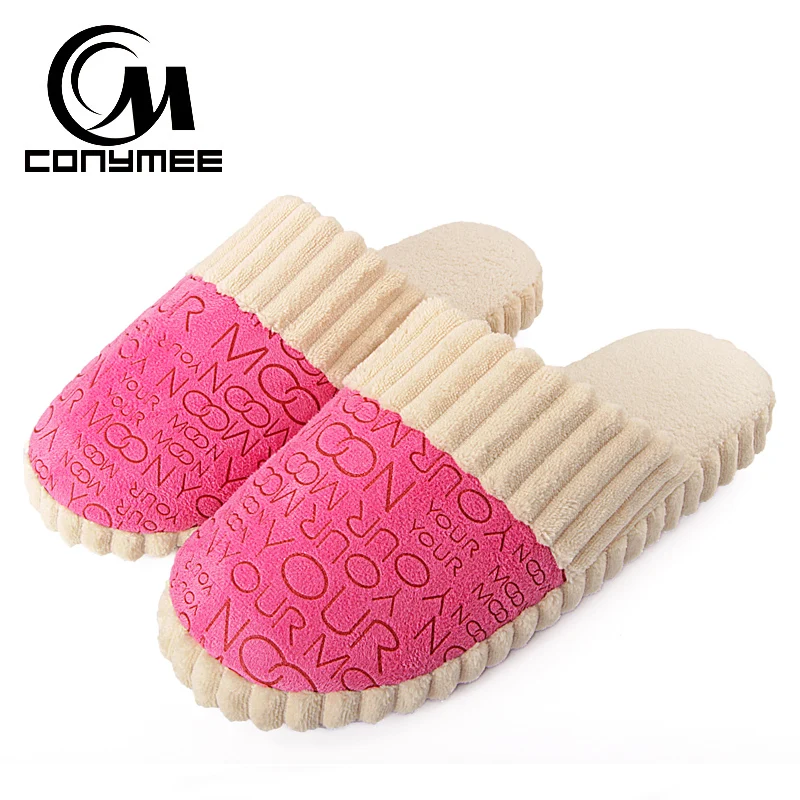 CONYMEE Winter Indoor Fluffy Slippers Women Home Shoes Pantufas Soft Plush Couple Warm Furry Slipper Terlik Woman Cotton Shoe CONYMEE Winter Indoor Fluffy Slippers Women Home Shoes Pantufas Soft Plush Couple Warm Furry Slipper Terlik Woman Cotton Shoe