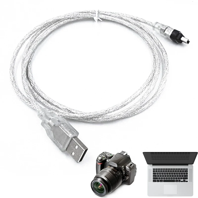 1,5 м USB кабель для передачи данных Firewire IEEE 1394 для мини DV HDV видеокамеры для правки ПК 1394 AM до 4P 4P до 6 P, 6P