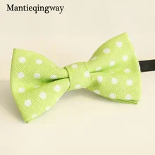 Mantieqingway Детский галстук-бабочка для детские горошек/Полосатый мультяшный воротник галстук-бабочка для мальчиков и девочек Для худой шеи галстук для костюмов