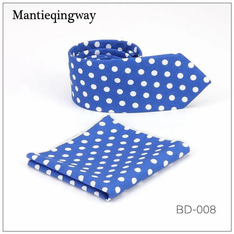 Mantieqingway хлопок площади и галстук наборы для мужские Свадебный галстук платок мужской Бизнес Gravatas тонкий воротник галстук полотенце для
