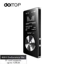 DOITOP HIFI MP3 плеер без потерь, 8 ГБ, 1,8 дюйма, спортивный стерео музыкальный аудио плеер Walkman, длительное время ожидания, MP3 плеер, поддержка FM записи, TF, A3
