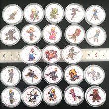 DS01 Zelda Коллекционная монета тег Amiibo NFC карты 20 сердец волк Young Link Revali Urbosa mpha Daruk Ntag215 тег новые данные