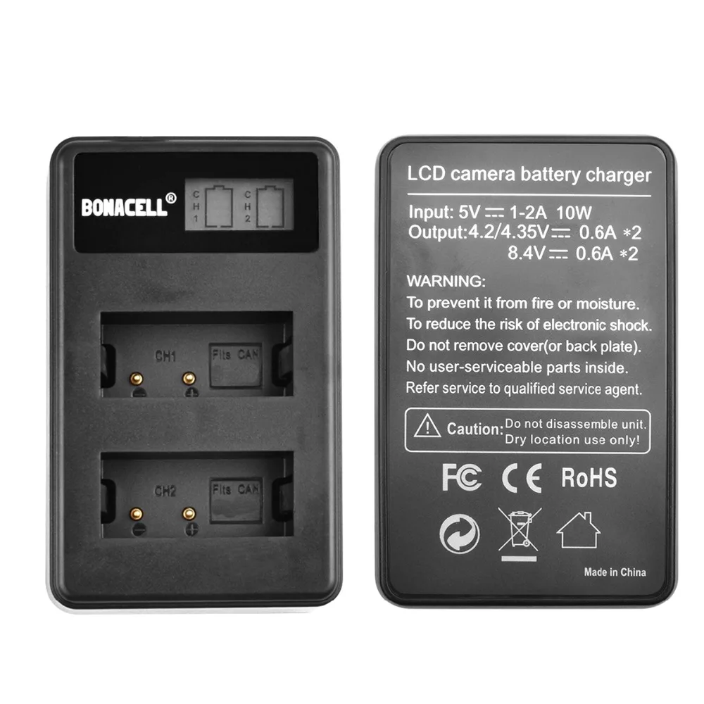 Bonacell 2800 мА/ч, EN-EL15 ENEL15 RU EL15 Камера Батарея+ LCD Dual charger для цифровых зеркальных фотокамер Nikon D600 D610 D800 D800E D810 D7000 D7100 L15