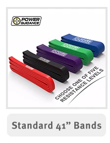 Power Guidance латексные Эспандеры для фитнеса с петлей-4 уровня-спортивный браслет для упражнений для ног и рук