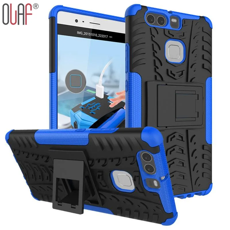 TPU Armor Kickstand Phone Case For Huawei Honor 8 7 5C Nova Plus Y5 ii P9 P8 P10 Lite Mate 9 Pro Shockproof Holder Cover | Мобильные