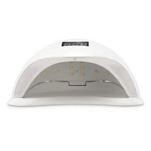 SUNUV SUN5 48W Dual UV LED Nail Lamp Nail Dryer Gel Polish curing light with Bottom , 30s/60s timer & display