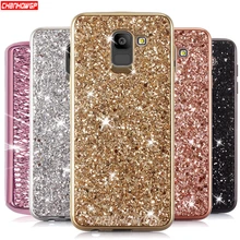 Блестящий Яркий Силиконовый мягкий чехол для Samsung Galaxy J4 J6 A6 A8 S8 S9 плюс S6 S7 край J8 A7 A9 J7 Neo J5 J3 A5 крышка