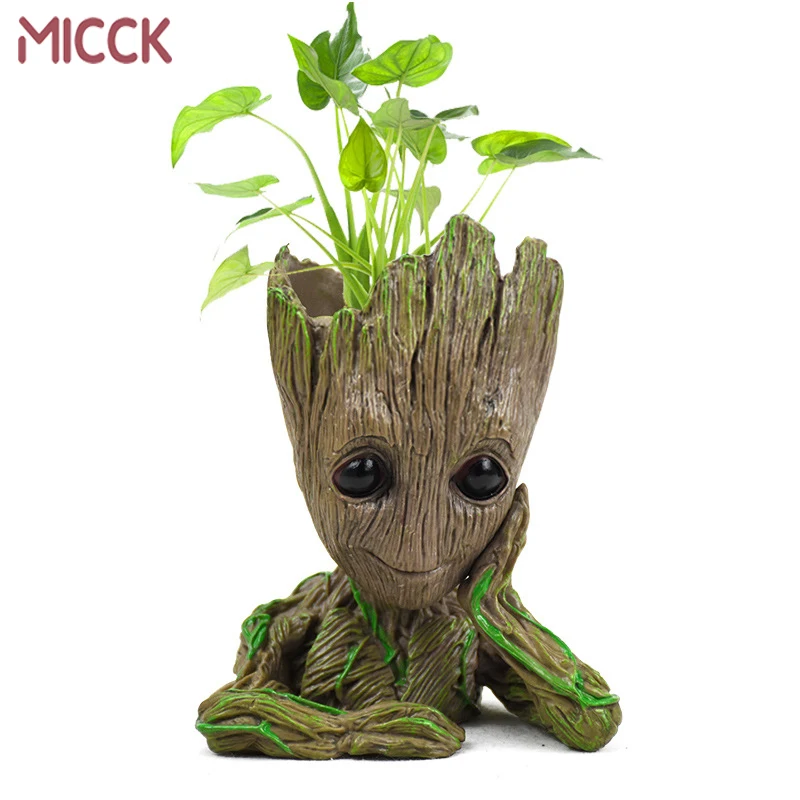 MICCK Baby Groot Цветочный Горшок детский цветочный горшок фигурки героев Милая модель