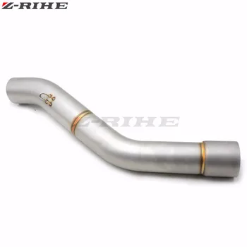 

A middle connect for kawasaki ZX-10R 08-10 Motorcycle Exhaust Pipe Muffler Escape Connecting Pipe Front Link Pipe Moto Mid Pipe