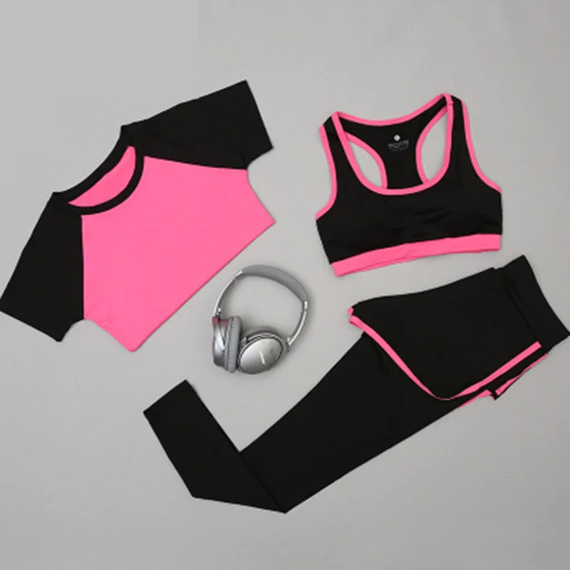 

Women Sporting Suit 3 pieces/set Women Clothing Casual Workout Set Summer Tracksuit Female Runway Set Sportswear