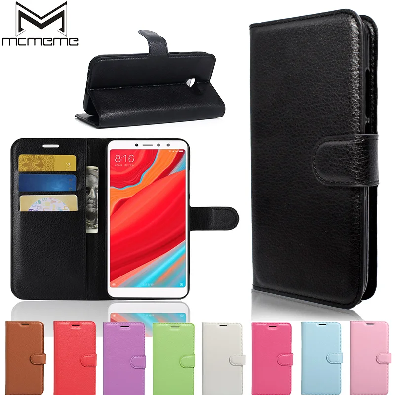 

Luxury Flip Case For Xiaomi Redmi S2 Phone Cover PU Leather Wallet Stand Card Slot Protective Bag Case For Redmi S2 S 2 Shell