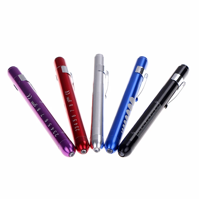 1PC Medical First Aid LED Pen Light Flashlight Doctor Nurse Emergency Torch Lampin Flashlights