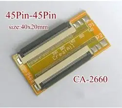 50 шт. 0.5 мм расстояние 45pin Гибкие печатные платы FFC LCD LED 45pin к 45pin Гибкие печатные платы/ffc-кабель увеличение экран линии удлинитель шнура