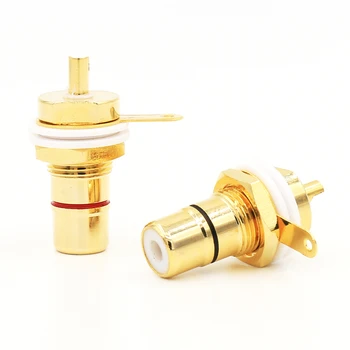 

GOLD PLATED RCA FEMALE CONNECTOR - CHASSIS MOUNTED