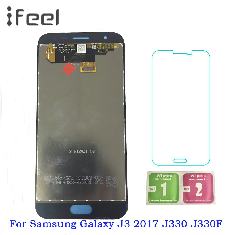 

AMOLED LCDs For Samsung Galaxy J3 2017 J330 J330F Phone LCD Display Touch Screen Digitizer Assembly For Samsung J3 lcd Display