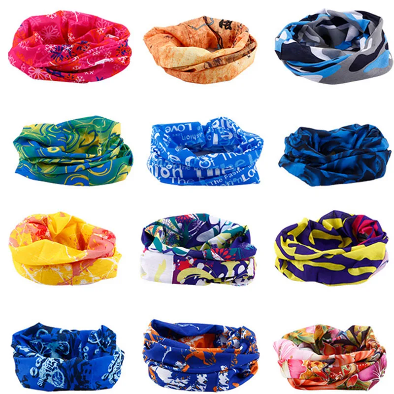 

Multi Colors Bandana Tube Scarf Head Face Mask Neck Gaiter Headwear Snood Beanie