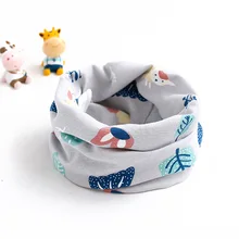 Детские шарфы для женщин Весна и осень хлопок окантовкой шарф ягненка мультфильм головы детские украшения нагрудник CS04