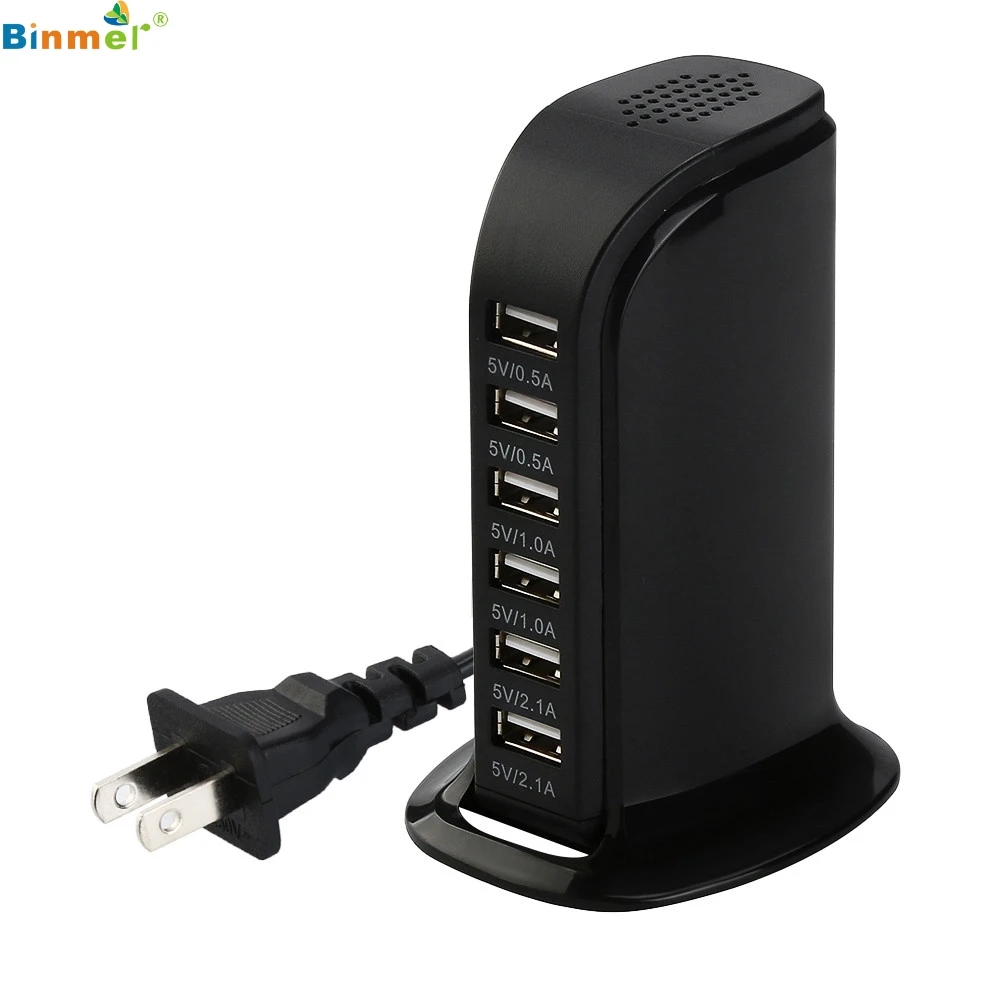 Зарядное устройство VOBERRY US standard usb хаб 30 Вт с 5 портовым портом быстрая скорость