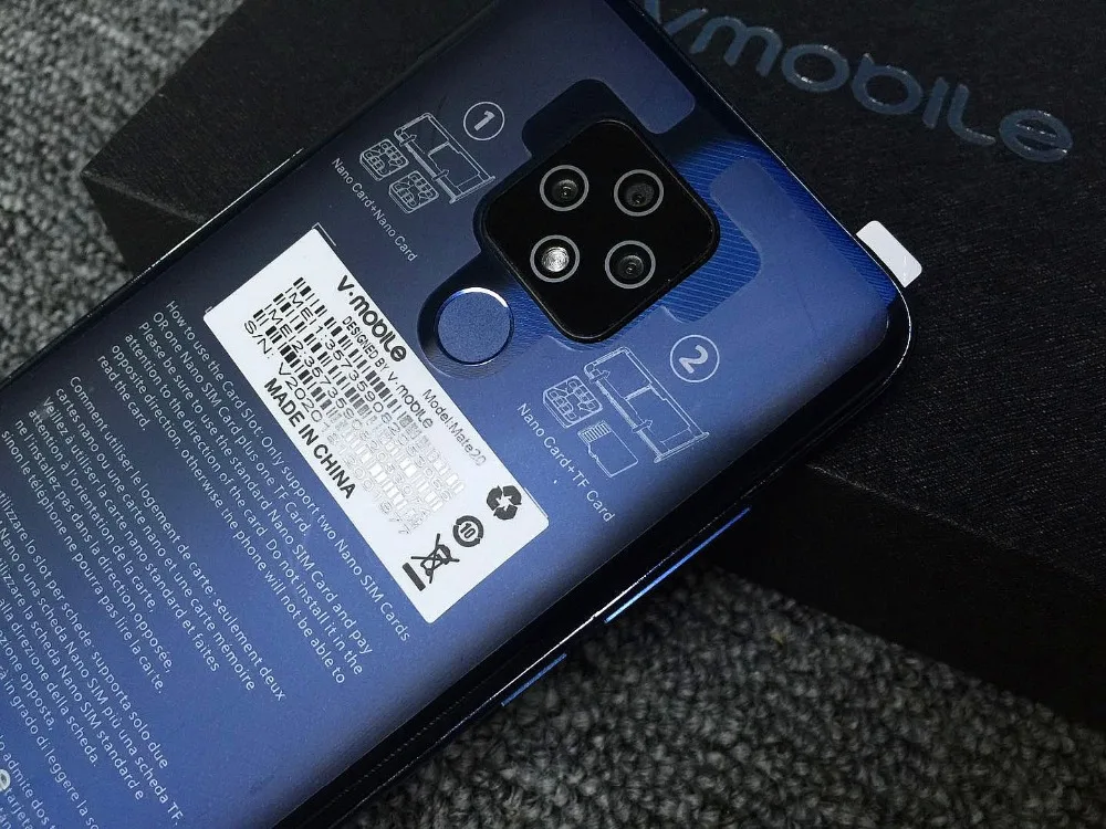 TEENO VMobile Mate 20 Мобильный телефон Android 3 ГБ + 32 5 84 &quot19: 9 Экран отпечатков пальцев 4G LTE
