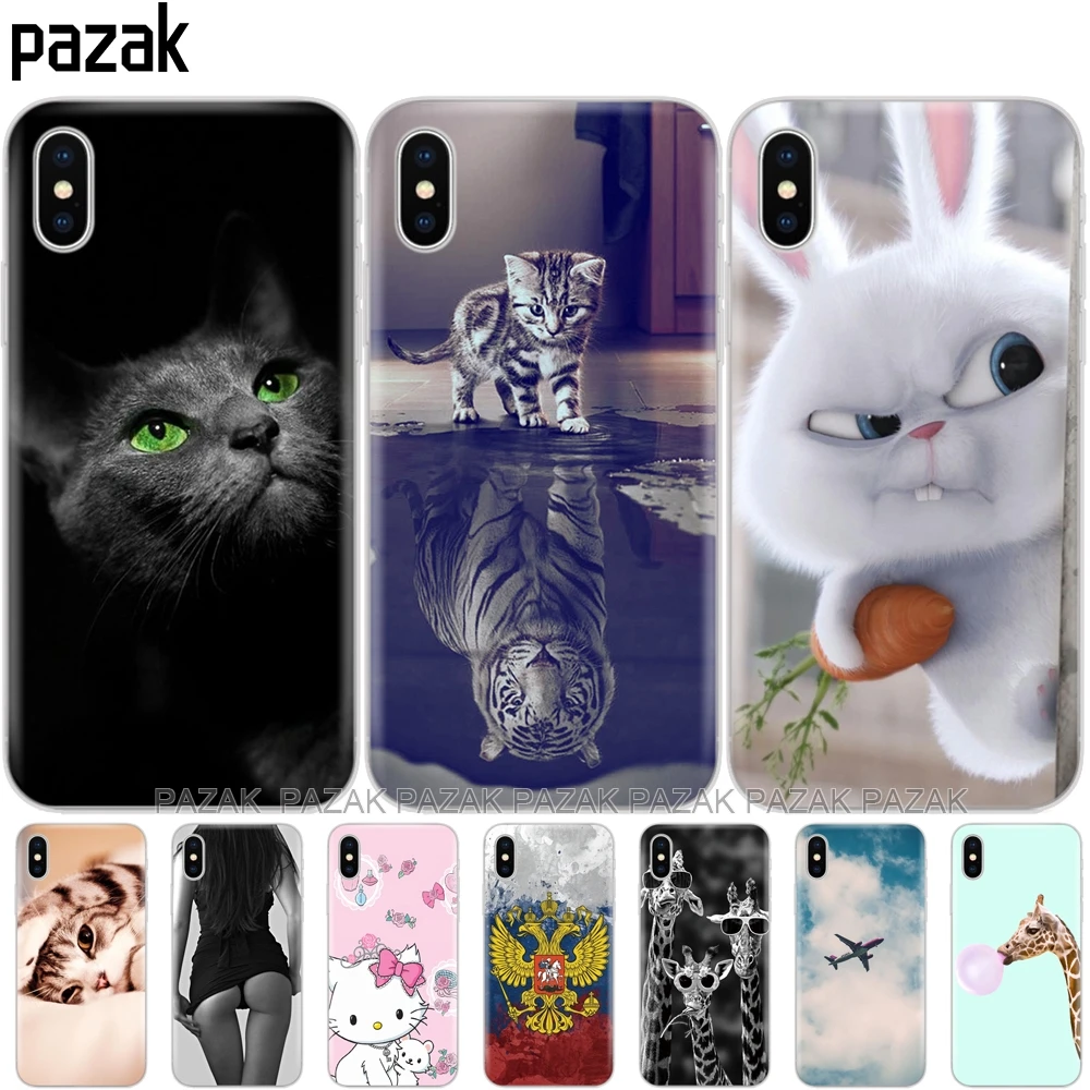 

Silicone Cover Phone Case For iphone X XS XR Cases for iphone xs max coque etui bumper back cover full 360 protective soft tpu