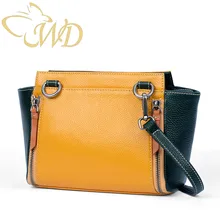 Кожаная сумка женская Новая мода Корейская версия большой емкости мини крыло сумка через плечо сумка