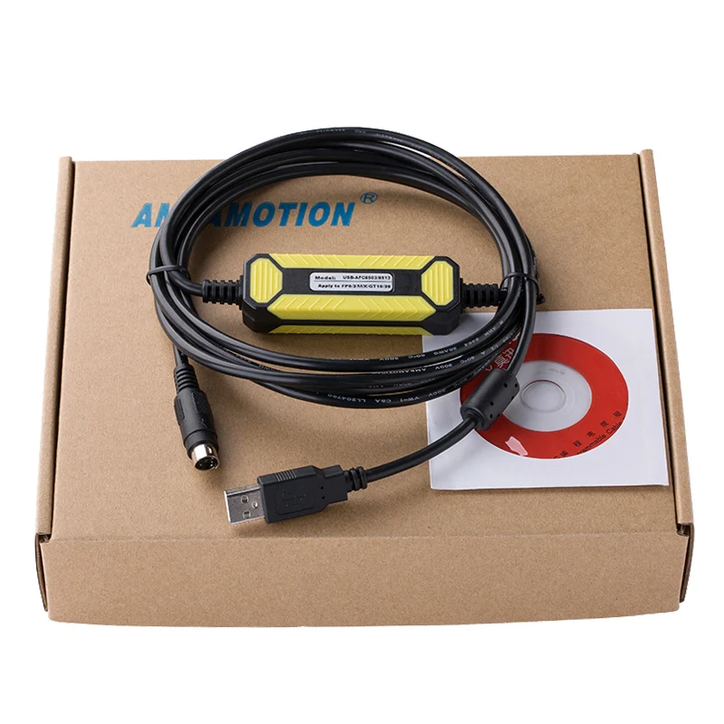 

USB-FP0, USB-AFC8513 Plc Programming Cable for FP0/FP2/FP-M PLC,Support WIN7