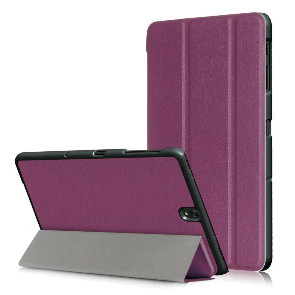 DHL для Samsung Galaxy Tab S3 T820 t825 9." Новое поступление Ultra Slim карст tri-складной Стенд кожаный чехол Планшеты PC