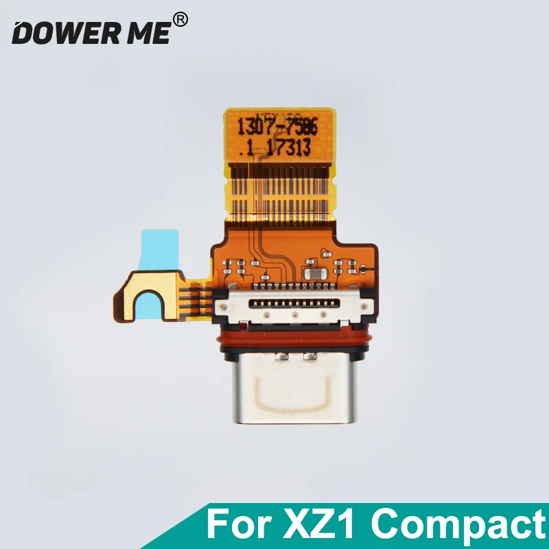 USB-порт для зарядного устройства Dower Me Type-C док-разъем гибкий кабель Sony Xperia XZ1 Compact