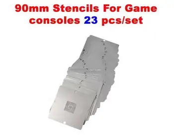 

23 pcs BGA Reballing 90x90mm Game console Stencils for PS3 Xbox 360 Wii