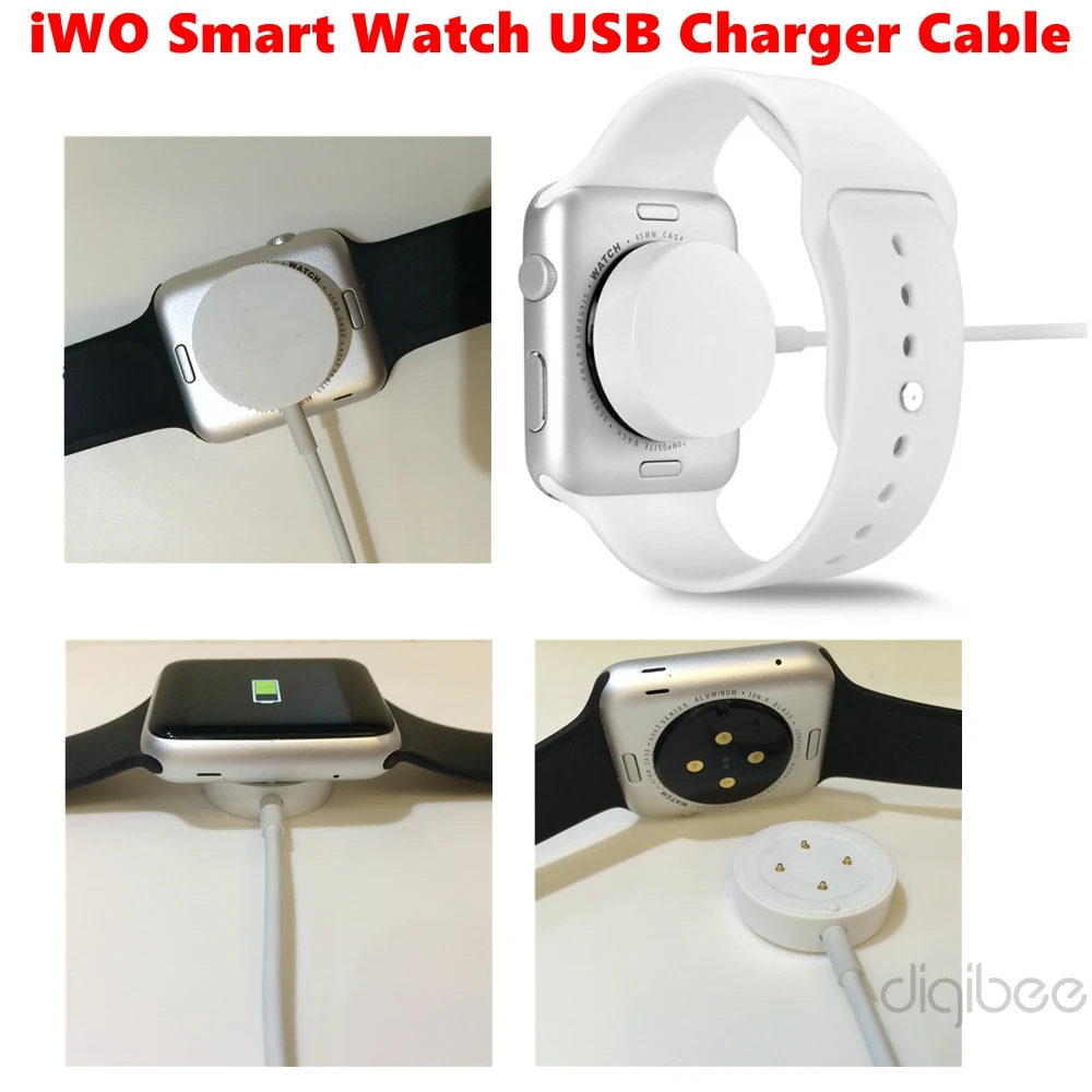 New iWO font b Smart b font font b Watch b font Charger Cable USB Data