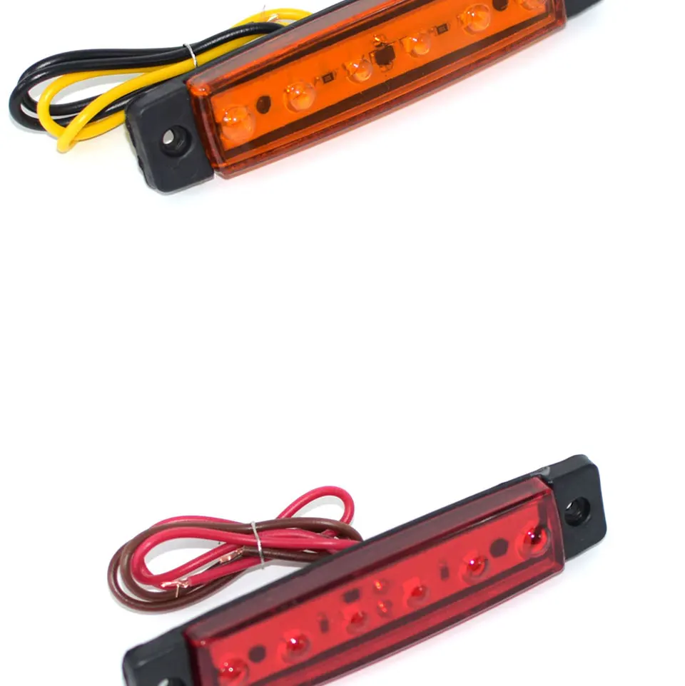 DC 12V 24V Auto External Light Source Red Blue Yellow Green White SMD LED Brake Lamps Truck Car Turn Signal Light Bulbs (7)