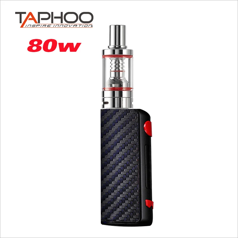 

Taphoo E Cigarettes Starter Kit Mini 80w Vape Mech Box Mod Kit Vaporizer Hookah Pen Vaper E Smoke Vaping Alloy Shell Safe