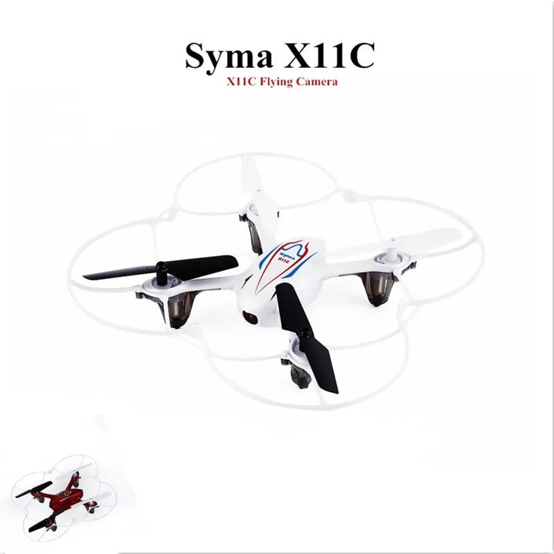 

SYMA X11C 2.4G 4CH 6 AIXS GYRO 3D Flip Headless Mode Mini Drone With HD Camera Quadcopter Helicopter Dron High Quality Toys