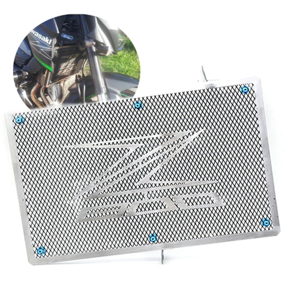 

Silver Motorcycle radiator grille guard Cover for kawasaki z 800 2013-2016 Z800 2013 2014 2015 2016