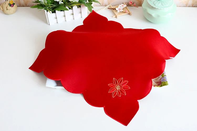 

2019 Hot lace place table mat cloth pad embroidery cup mug drink doily dining tea coffee coaster party wedding placemat kitchen