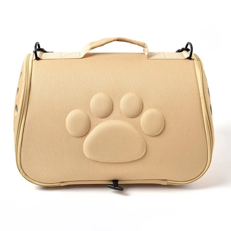 Собака сумка складная дорожная сумка щенок Проведение плеча EVA дышащий Сумки для животных для малых и средних собак Портативный кошки сумки