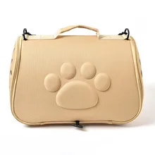 Собака сумка складная дорожная сумка щенок Проведение плеча EVA дышащий Сумки для животных для малых и средних собак Портативный кошки сумки