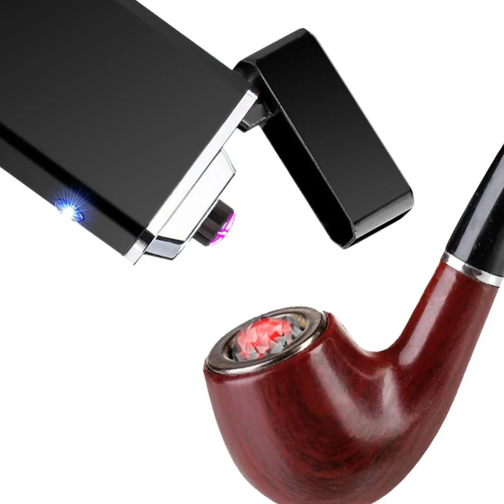 Electronic Cigar Cigarette Lighter Plasma Dual Arc Rechargeable