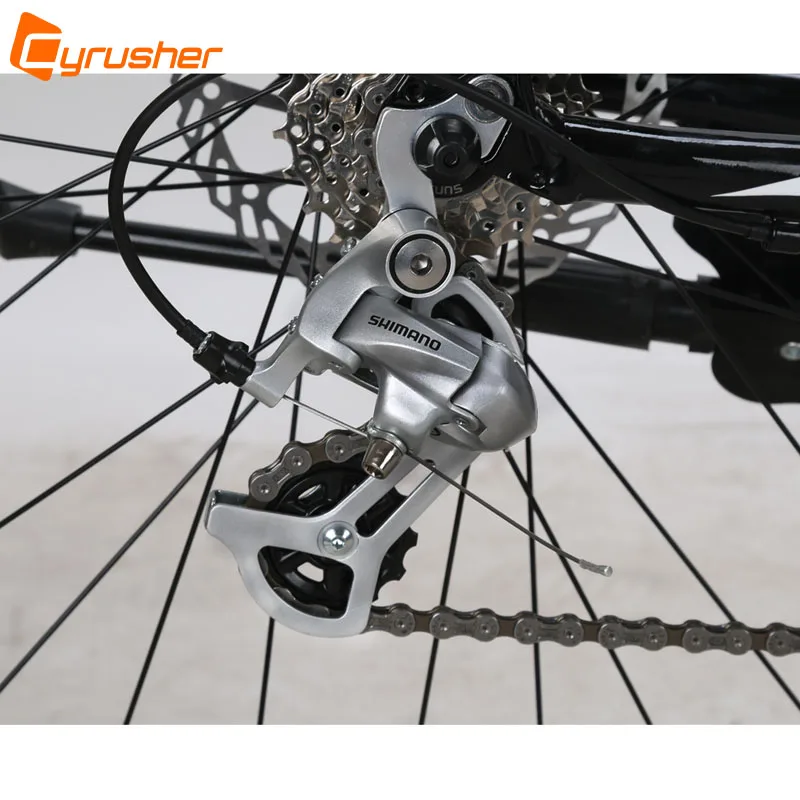 Cyrusher XC700 спортивный гоночный шоссейный велосипед 16 скоростей 700C 54/56 см светильник с алюминиевой рамой Pro Мужской дорожный велосипед механические дисковые тормоза