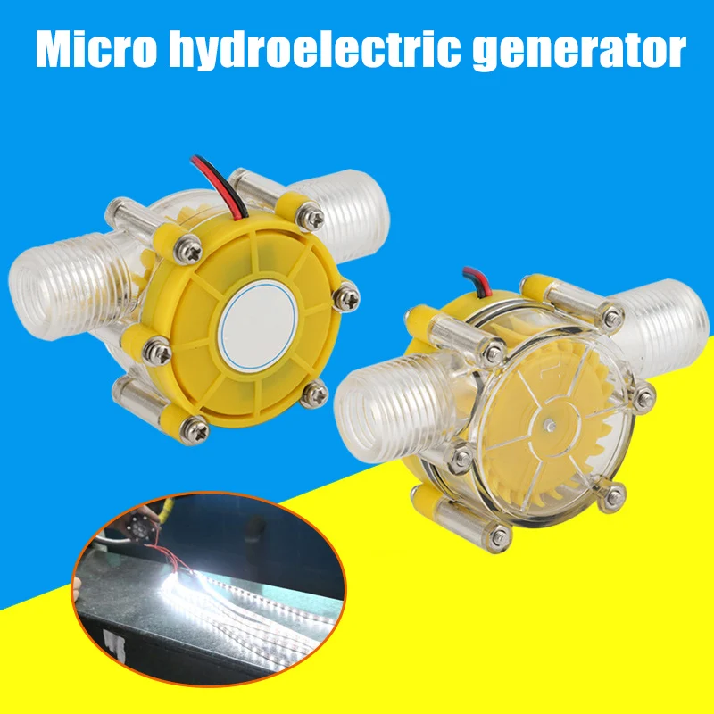 

1pcs Micro Hydroelectric Generator 12V Stabilivolt 10W Power Hydraulic Conversion MAL999
