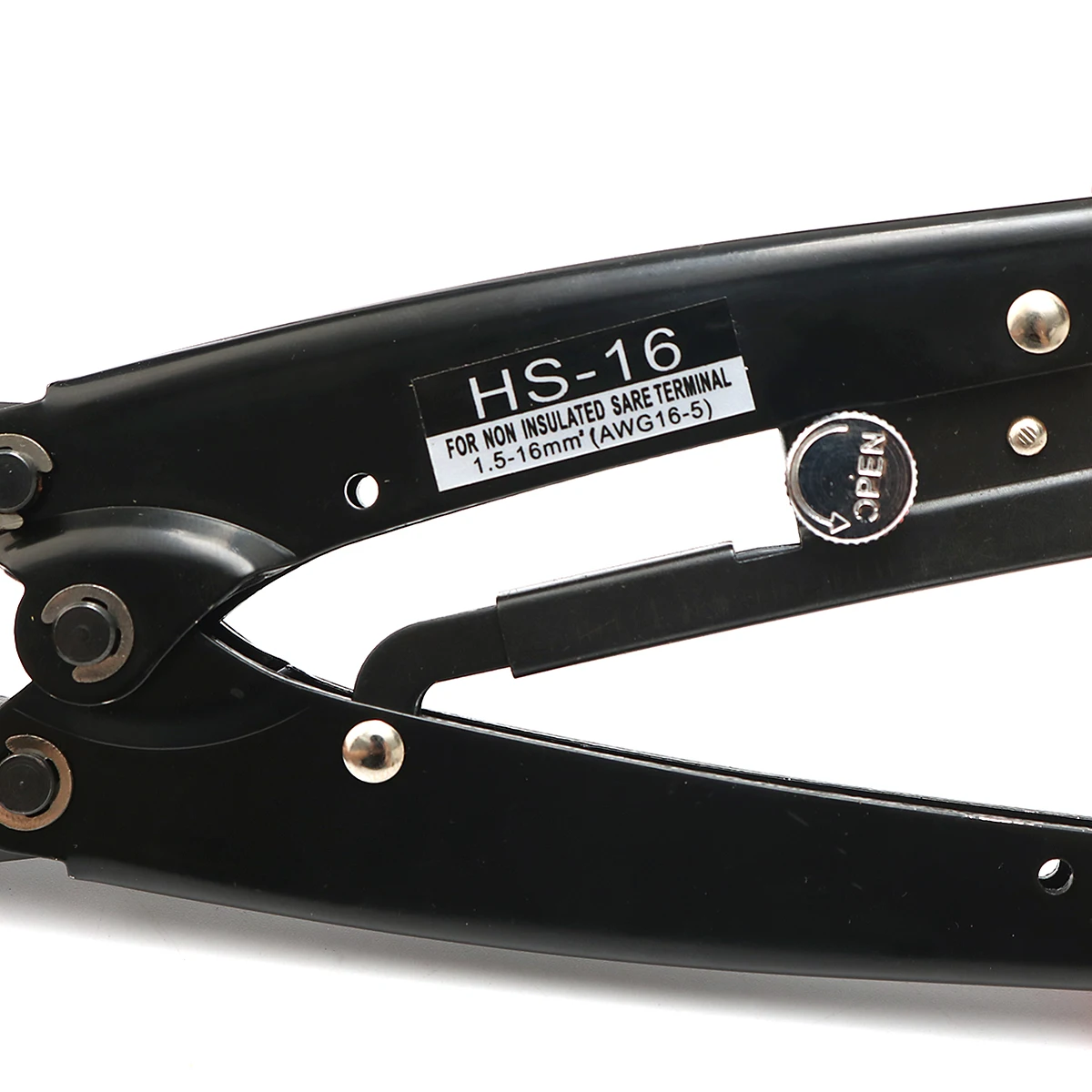 HS-16 обжимные плоскогубцы кабельный обжимной инструмент голая клемма провода плоскогубцы резак 1,25-16 квадратных миллиметров режущий ручной инструмент