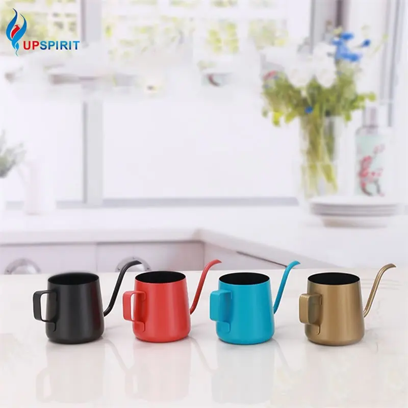 

Upspirit 250/350ML Stainless Steel Pour Over Coffee Kettle Espresso Gooseneck Cafe Kettle Small Coffee Maker Kitchen&Dining