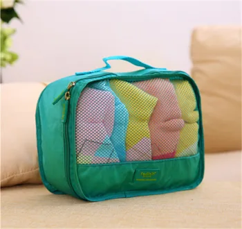 

8 Set Packing Cubes with Shoe Bag Compression Travel Luggage Organizer