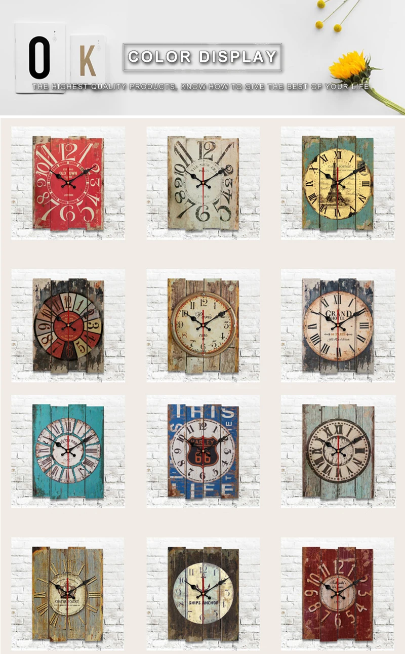  gold wall clock decor vintage wooden wall clock round wall clock modern clocks home decor living room watch large wall clock for living room large digital wall clock kitchen clock wall europea ( (6)