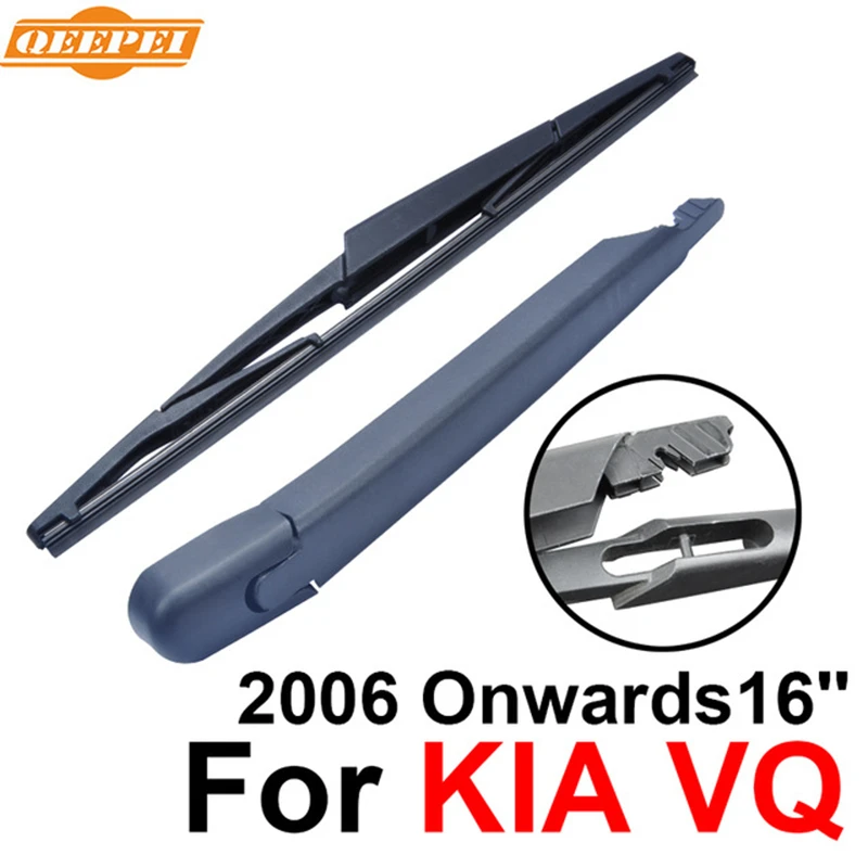

QEEPEI Rear Windscreen Wiper and Arm For KIA VQ 2006 Onwards 16'' 4 door minivan High Quality Iso9000 Natural Rubber RKA22-1A