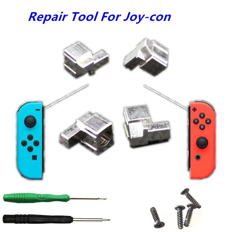 

Nintend Switch NS Joy Con Metal Lock Buckles Repair Tool Kit For Nintendos Switch Joy-Con Controller w/ Screwdrivers Y Screws