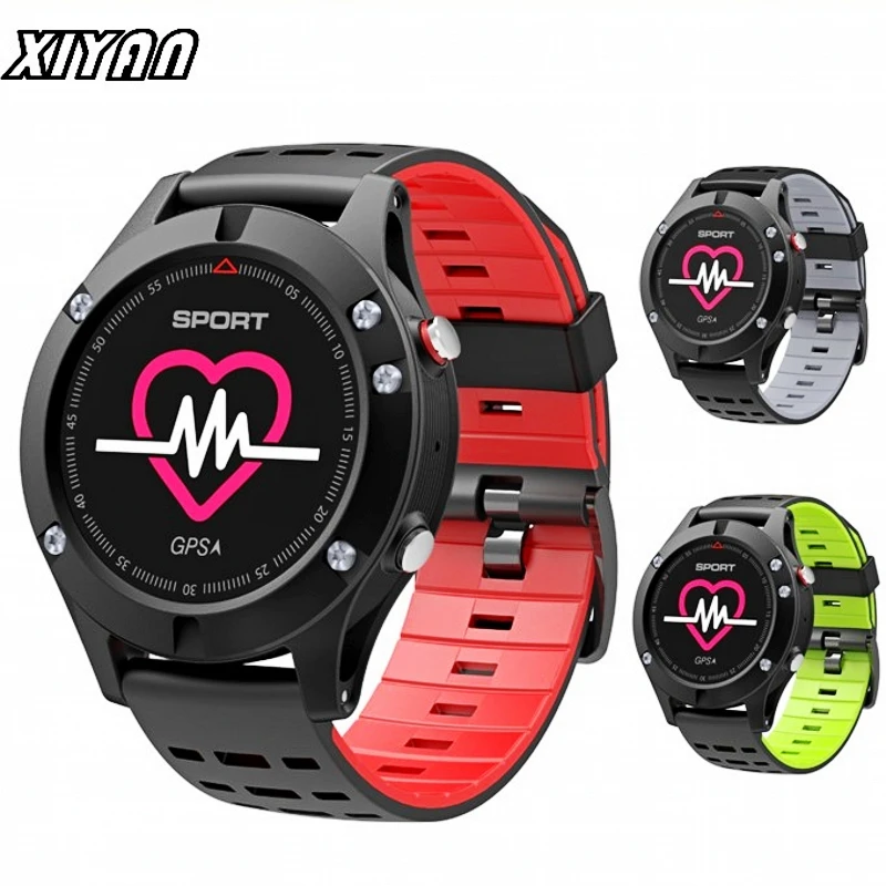 Смарт часы XIYAN F5 пульсометр GPS мульти спортивный режим OLED альтиметр Bluetooth фитнес